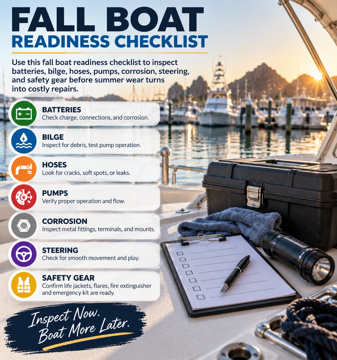 Fall Boat Check: What to Fix Before the Season Gets Away From You
